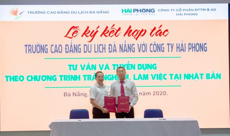 Lễ ký kết hợp tác giữa Hải Phong., Jsc và Cao đẳng Du lịch Đà Nẵng