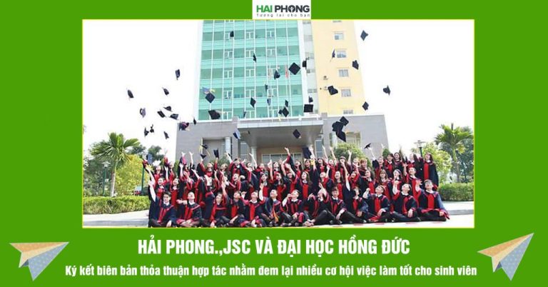 Hải Phong.,Jsc ký kết biên bản thỏa thuận hợp tác với Đại học Hồng Đức