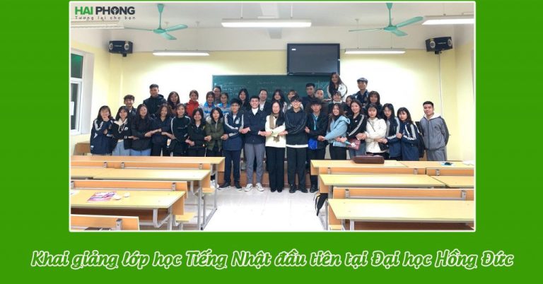 Khai giảng lớp học Tiếng Nhật đầu tiên tại Đại học Hồng Đức