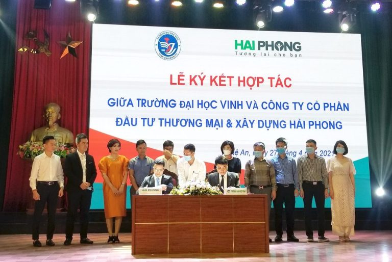 Hải Phong., Jsc ký hợp tác với Trường Đại học Vinh tuyển dụng sinh viên sau tốt nghiệp