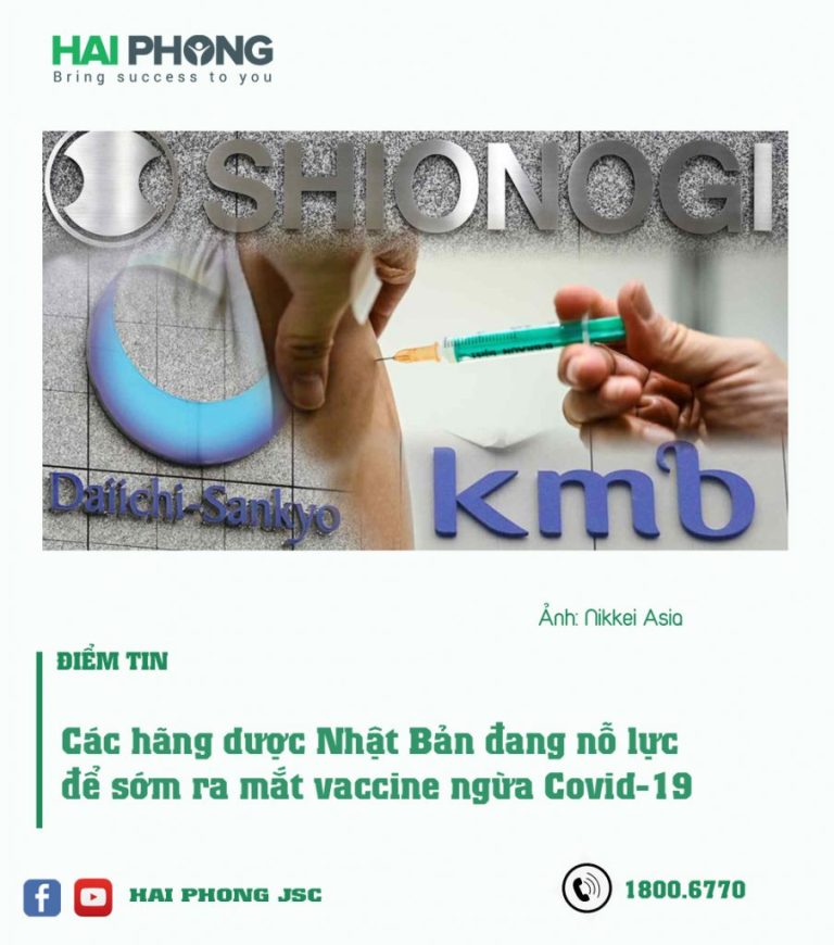 Các hãng dược Nhật Bản đang nỗ lực để sớm ra mắt vaccine ngừa Covid-19