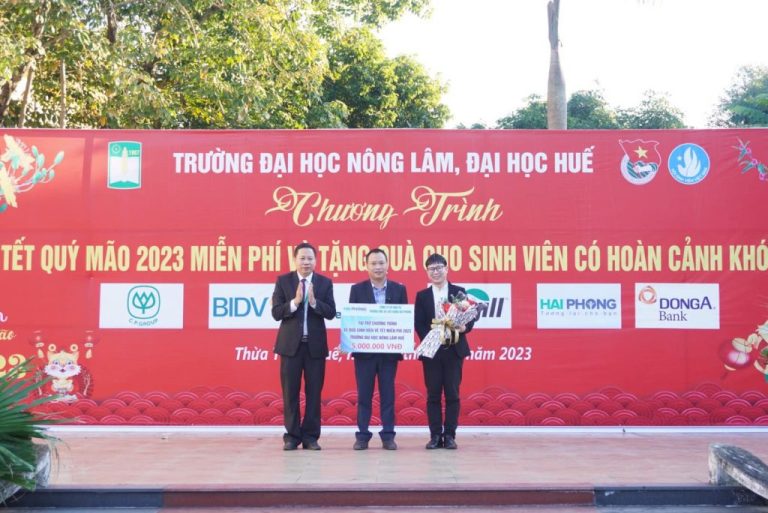 Hải Phong đồng hành cùng Chương trình “Xe đưa sinh viên về ăn tết miễn phí 2023” của Trường ĐẠI HỌC NÔNG LÂM – ĐẠI HỌC HUẾ