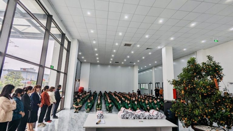 Hải Phong tổ chức gặp gỡ chúc tết thực tập sinh trước khi về ăn Tết Nguyên Đán