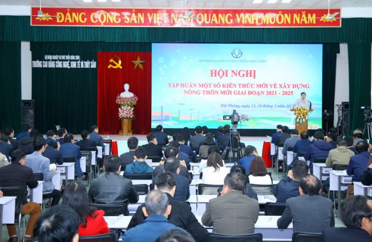 Hải Phong tham gia Hội nghị tập huấn kiến thức mới về xây dựng nông thôn mới giai đoạn 2021-2025