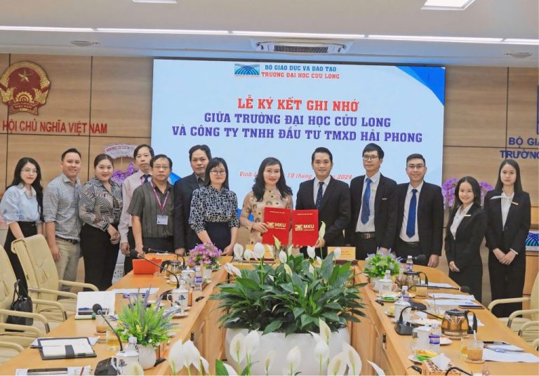 Hải Phong Ký Kết Bản Ghi Nhớ Hợp Tác Với Trường Đại Học Cửu Long