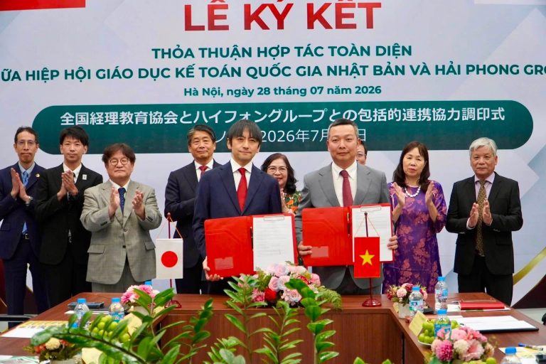 Hải Phong Group và Hiệp hội Giáo dục Kế toán Quốc gia Nhật Bản ký kết hợp tác toàn diện: Mở rộng cánh cửa tiêu chuẩn Nhật Bản cho nhân lực Việt Nam