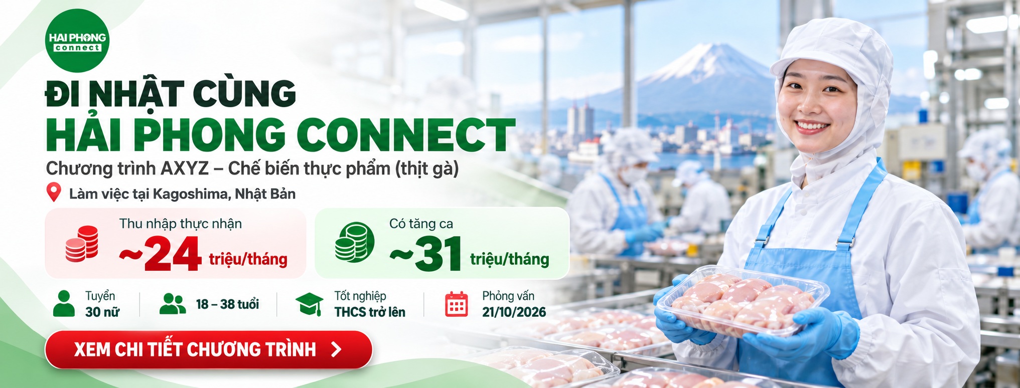 Chương Trình thực phẩm chế biến thịt gà